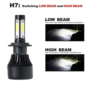 20201 led headlights bulb 9006 h7 head lamp halogen bulb for car