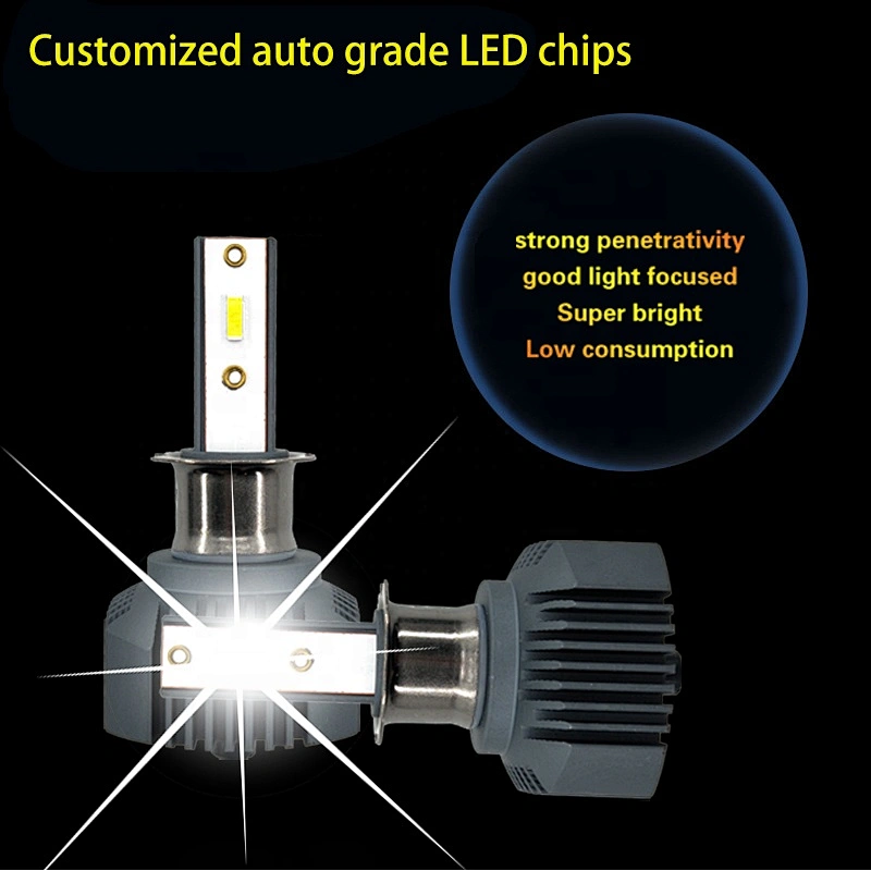 2021 NEW  Headlight Bulb H4 H7 H11 H1 H3 9005 9006 Car LED Light 12000LM 6000k Automobiles ALL-IN-ONE Car Styling Light