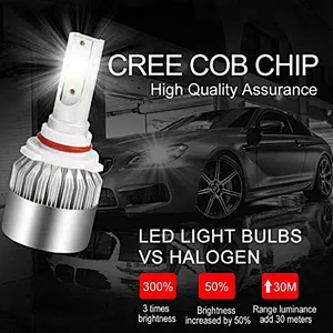Led headlight bulb in Auto Lighting h4 3 pin led headlamp component for car