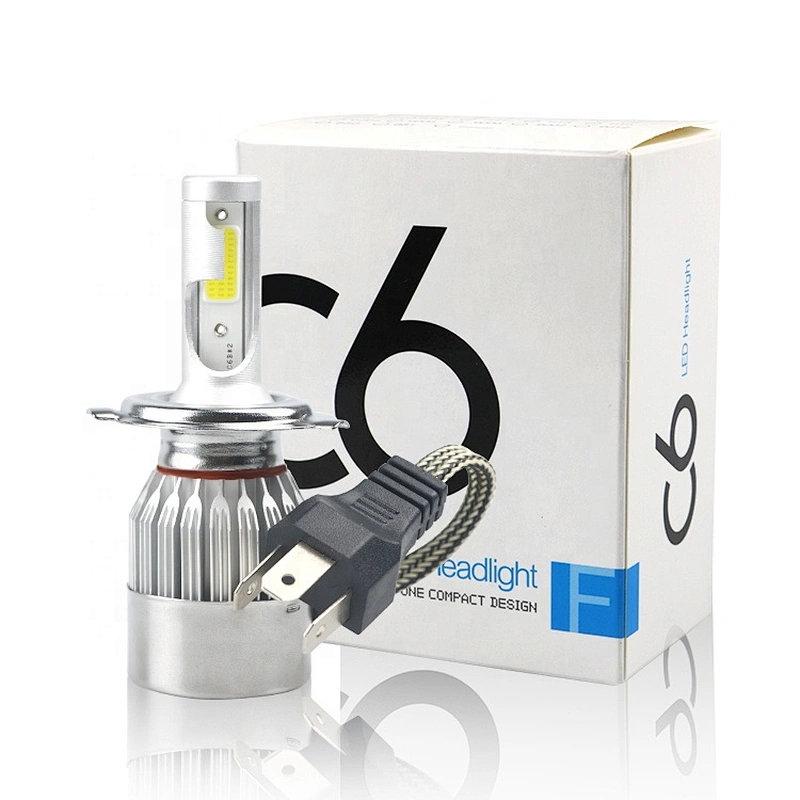 C6 auto led headlight bulb H1 H3 H7 H8 H11 9005 9006 H13 H4 c6 h7 led light