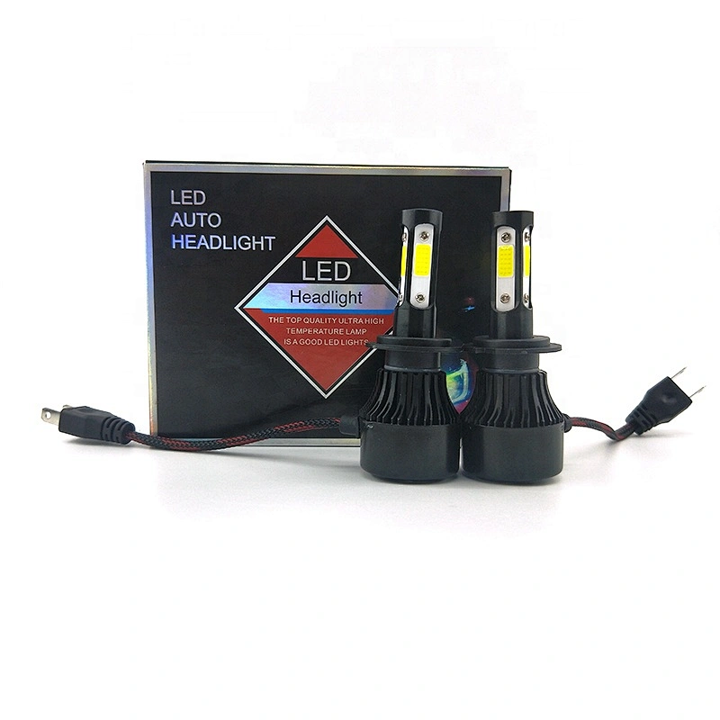 Hot sell 360 4 sides LED headlight Product X7 6000K 8000LM Led Headlight bulb H4 H7 H13 Led Lights