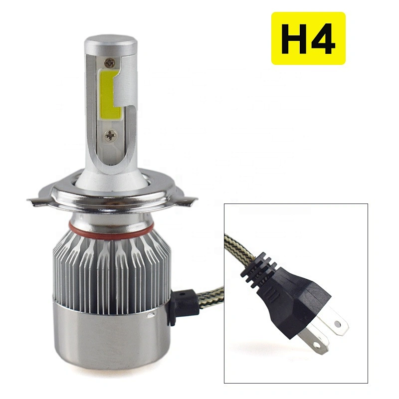 Car led accessories C6 h4 bulb kit LED Headlight H1 H3 9005 9006 LED Headlight