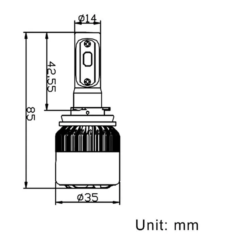 H7 led headlamps led for car h4 led bulb headlight