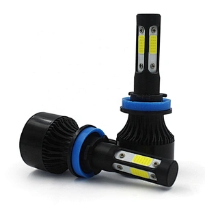 4-sided led lights led car headlight h1 h3 h4 h7 x7 led h11 headlights