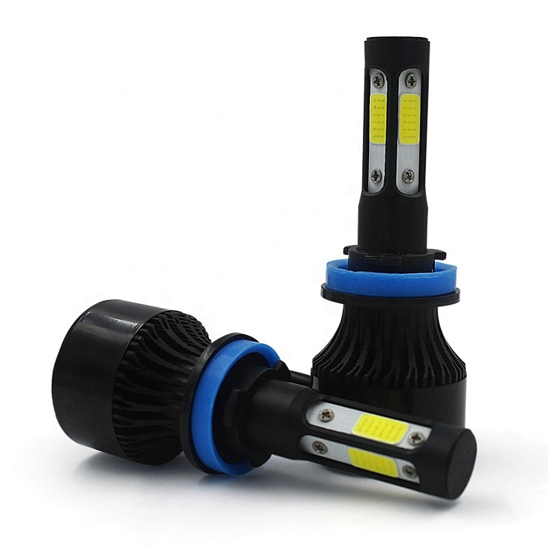 4-sided led lights led car headlight h1 h3 h4 h7 x7 led h11 headlights