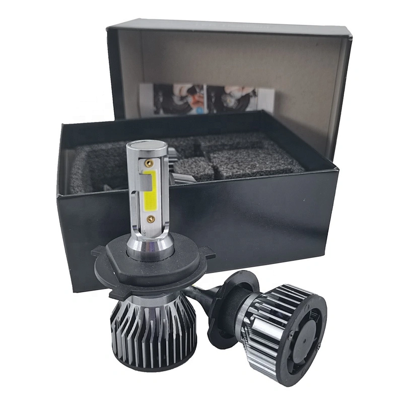 Hot selling car led headlight 72w 12000lm  V6 led headlight h7 h4 9005 headlight bulb socket