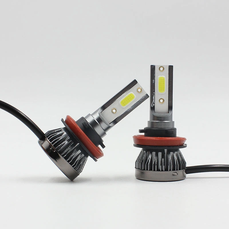New Led Headlight Mini Size H1 H4 H7 9005 9006 5202 10000lm fanless led headlight bulbs H11