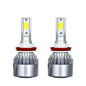 China factory supplied top quality 6000LM 12V C6 Led Car  Light H4 H13 9004 9007 Auto Light