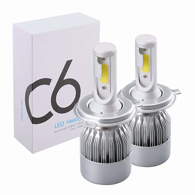 Factory TOP Selling Auto Lighting H1 H3 H7 H11 9005  led headlight h11 car 6500K Light Bulbs H4 C6 lights