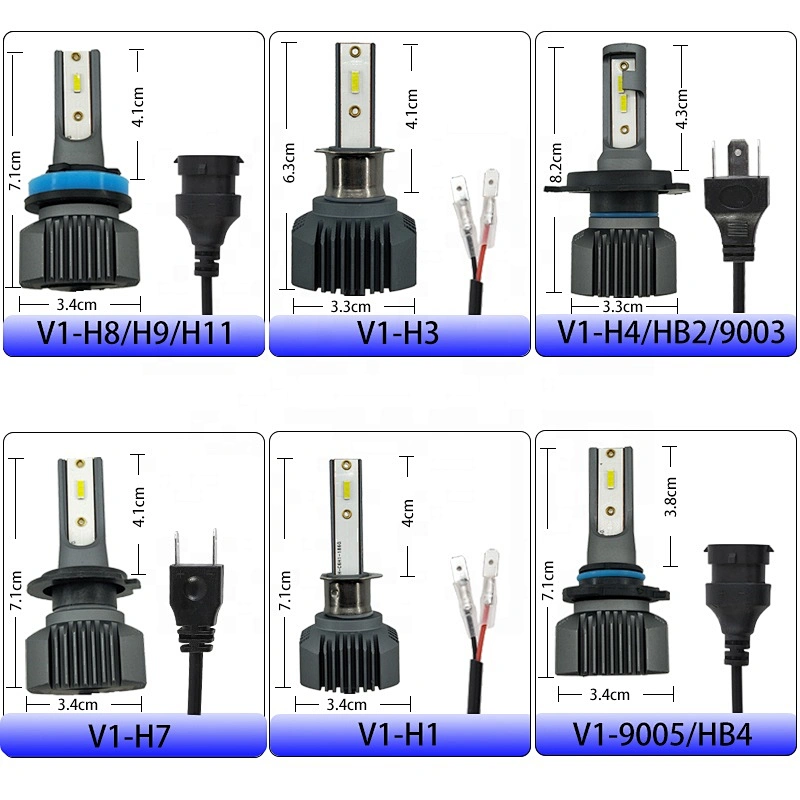 super bright h4 led headlight 12000lm h7 auto lighting H7 Car Led Headlight Bulb