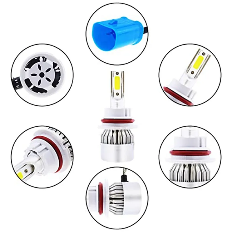 Hot sell led headlight 996 7x6 led headlamps bulbs component h4