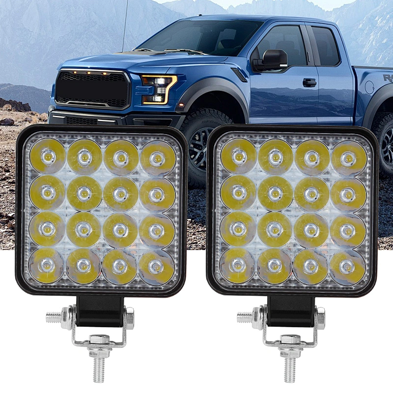 Super bright car led work light 48w 12v 24v suv off road truck boat car led work light