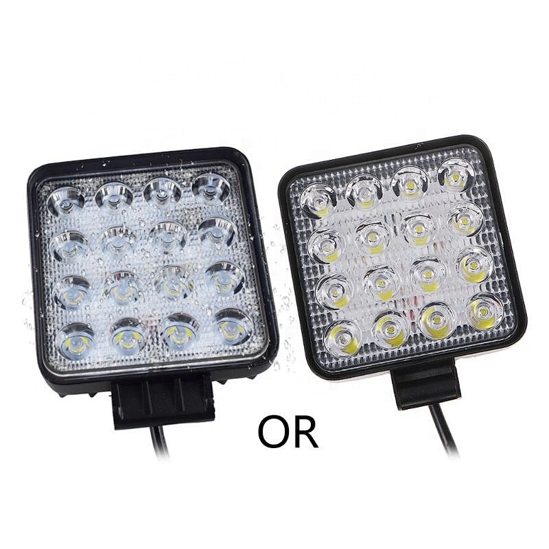 car led work light 48w flood lamp for car suv irradiation lamp