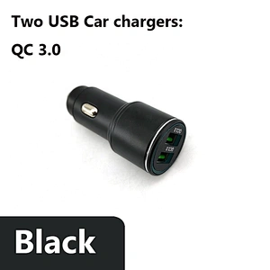Factory Oem Mini 15W 12W Mobile Phone Charger Adapter Fast Dual USB Electric Car Charger For Xiaomi