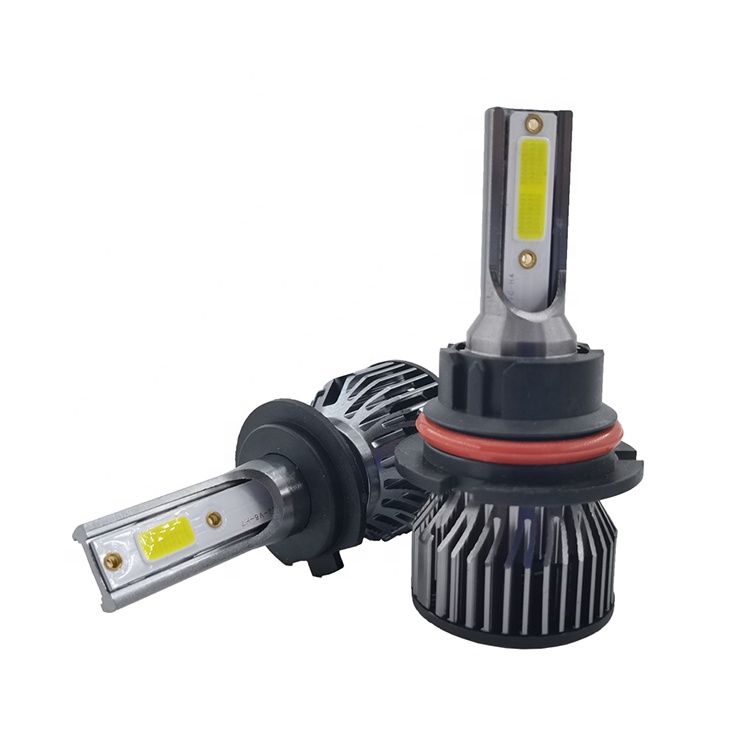 Low price led headlight one year warranty cob chips led headlight h11 h4 h3 h7 led car light