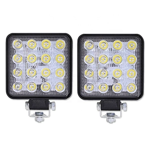 EXCAVATOR WORK LIGHT LED DRIVING LIGHT WORK LAMP 27W SQUARE 12V 24V OFFROAD LAMP 4WD ATV SUV OFFROAD TRUCK MACHINARY VEHICLE