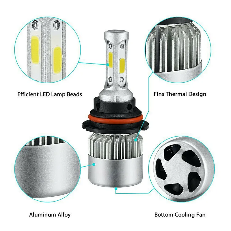 High power headlights led h11 led headlight bulbs s2 led headlight