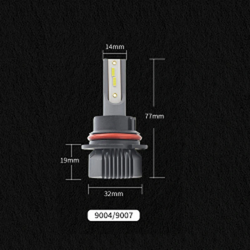 High quality super bright car led headlight Aluminum Alloy headlight lamp Custom 1860 H7 H11 9006 9012 H4 Conversion Kits