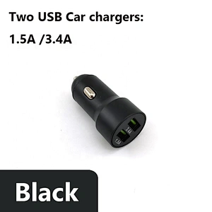 Mobile Phone Accessories Wholesale Battery Charger Car Dual USB Port EV Phone Car Charger