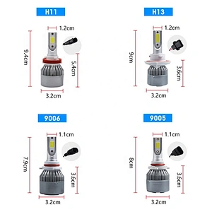 C6 led headlight nighteye led 10000lm h13 led bulb