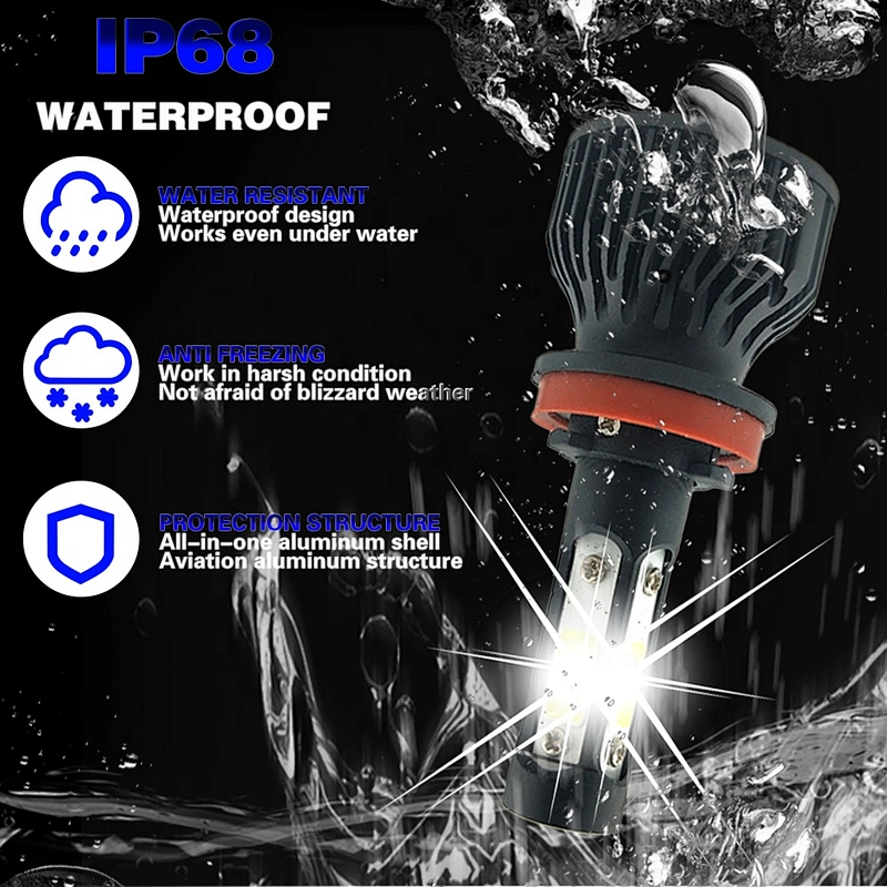 new the brightest led headlight kits super high quality LED headlight bulb kits super high power H4 H11 9005