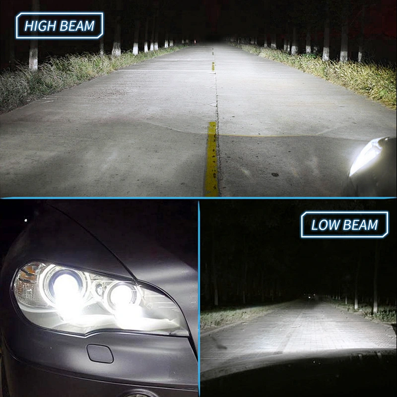 New C6 H4 LED Headlight H13 9005 9006 H1 H3 H27 881 H11 12V Car LED H4 Light H7 LED Headlight Bulb
