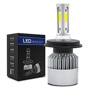 Nice s2 led auto headlight 4300k 6000k 8000k car light h1 h4 h7 9003 9005 a6 c7 led motorycle headlight bulb