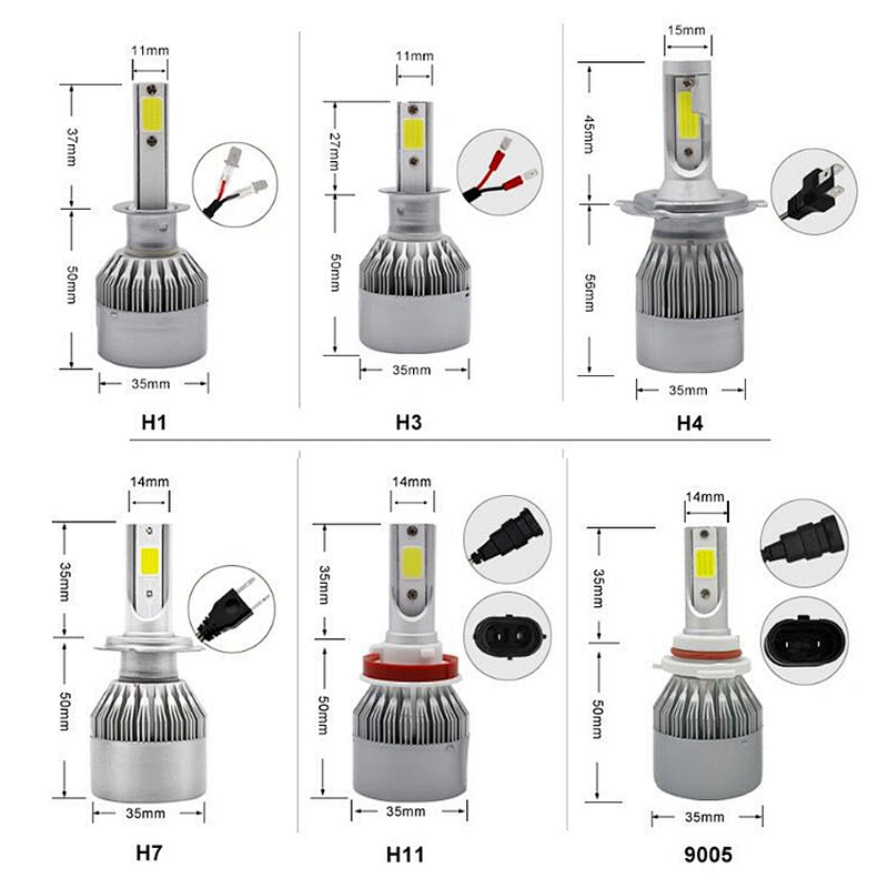Auto Lighting System brand new 20000lm led head light 9006 h1 h4 high low headlight
