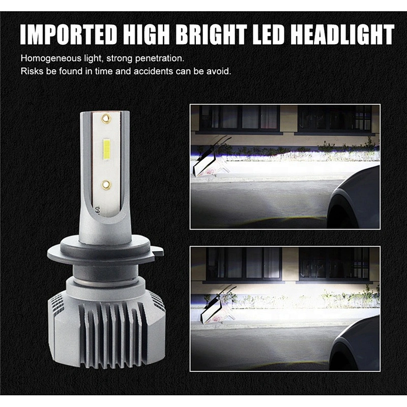 Led headlight conversion kit 9005 h1 h3 h7 high power led headlight
