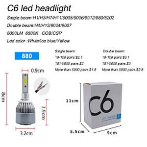 Auto Lighting System brand new 20000lm led head light 9006 h1 h4 high low headlight