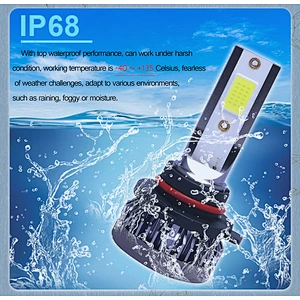 Liangjian fanless mini led car light 3000k 6000k 8000k auto headlamp h1 h4 h7 h11 h13 h27 automotive led headlight bulb