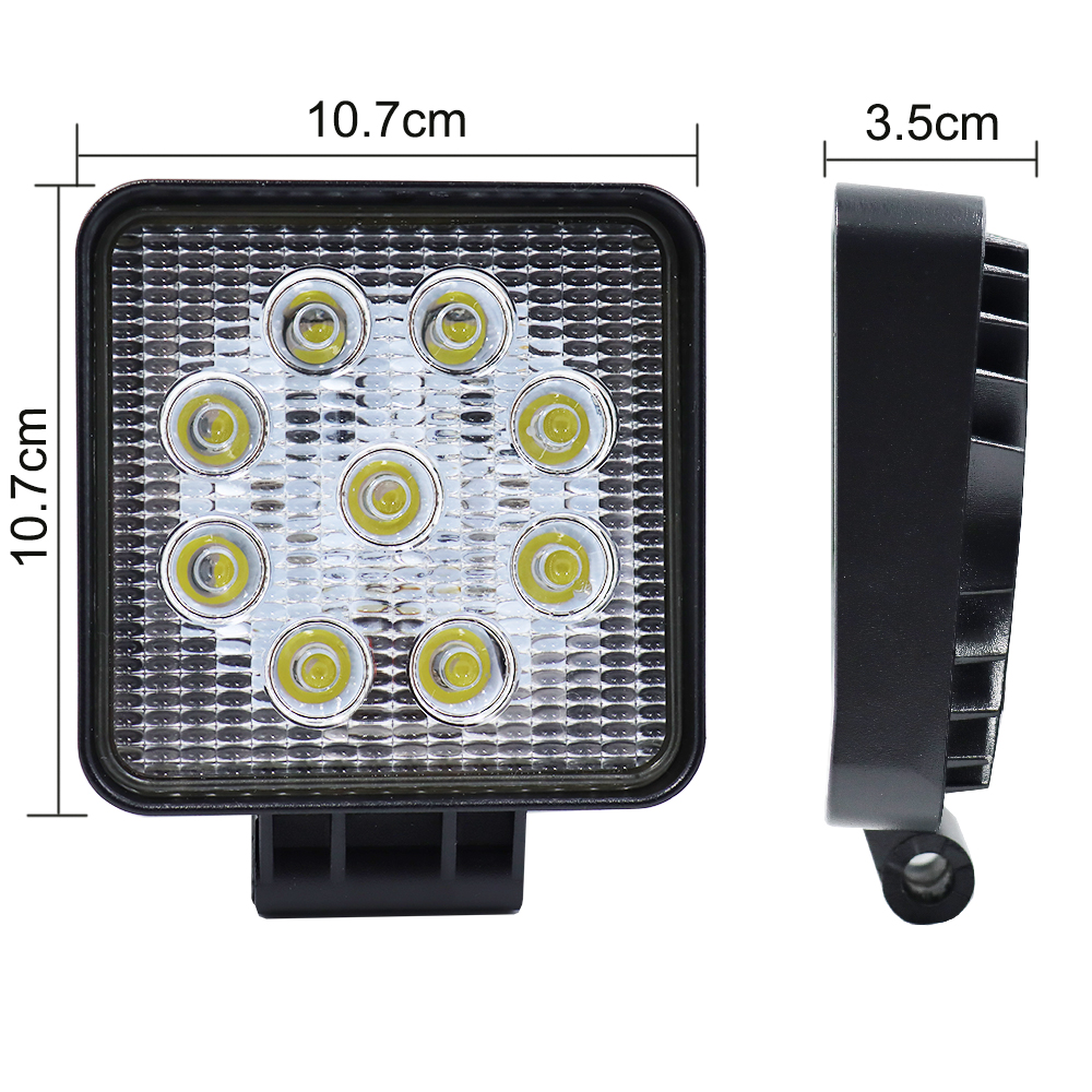 Easy to install high power Car Motorcycle LED Lights 12-24V Mini Work Lamp Truck Accessories