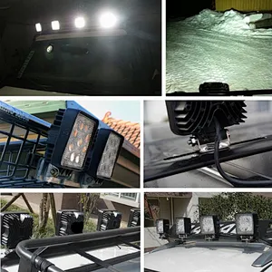 Easy to install high power Car Motorcycle LED Lights 12-24V Mini Work Lamp Truck Accessories