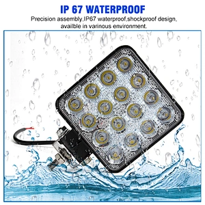 48w 16pcs off road car light inspection lamp led work light