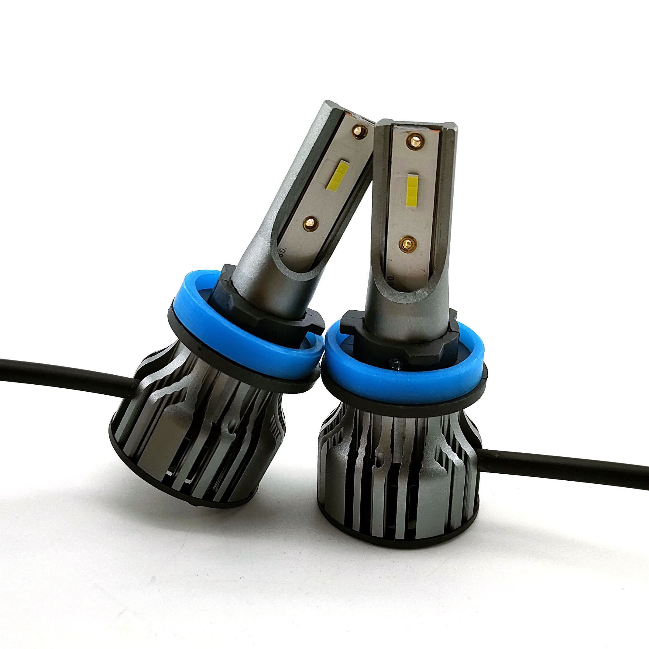 Auto lighting system high low beam H1 H11 led headlight bulb csp cob v10 H4 H7 car led headlight
