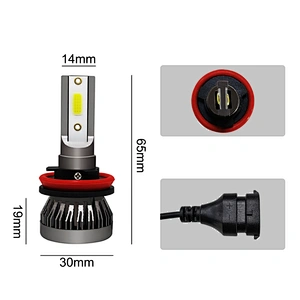 M1 8000lm 28w h1 h3 h7 h11 bulb led led car headlight bulb h4