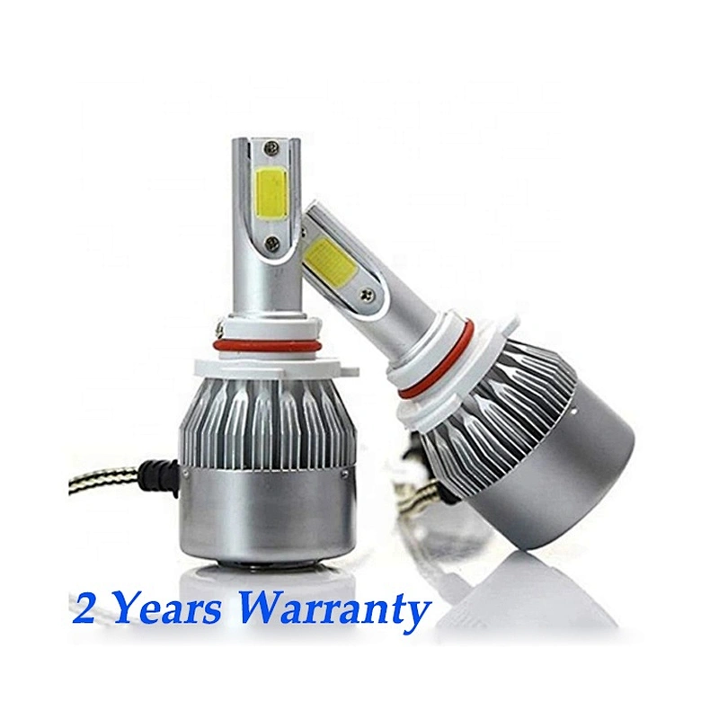 Cheap auto led headlampbick 4300k 6000k 8000k car light h4 h7 h11 9005 automotive c6 led headlight bulb kits