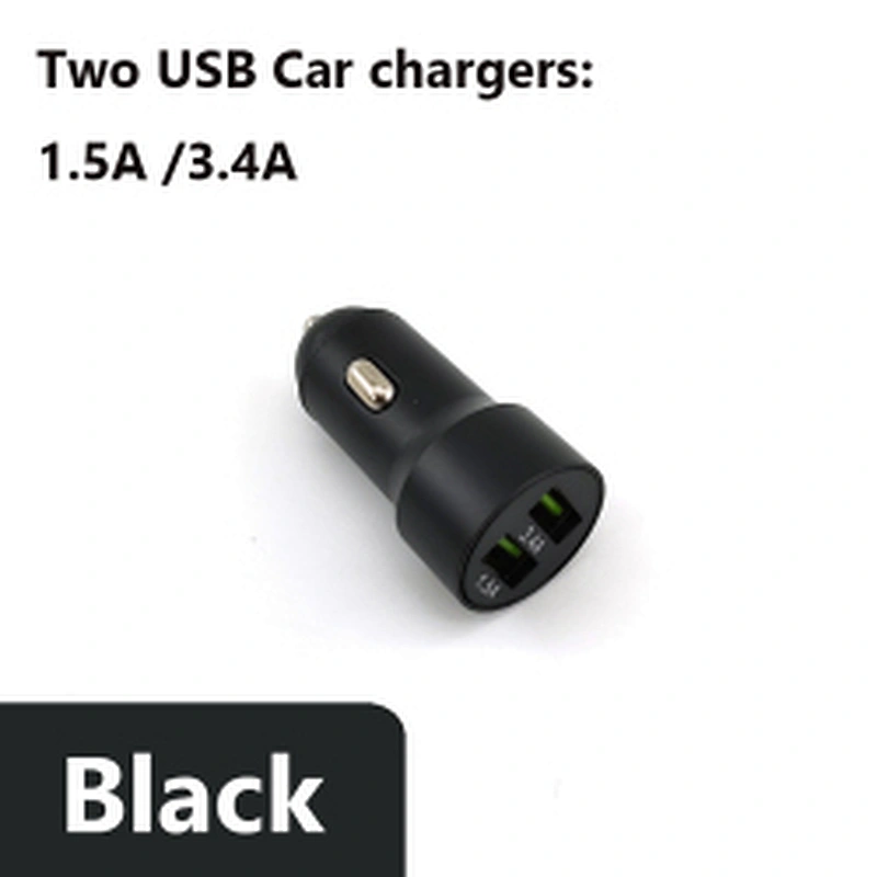 Mobile Phone Accessories Wholesale Battery Charger Car Dual USB Port EV Phone Car Charger