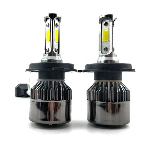 led headlights S2 h4 cob led headlight 9006 5202 h4 H7 H1 H3 car led bulbs
