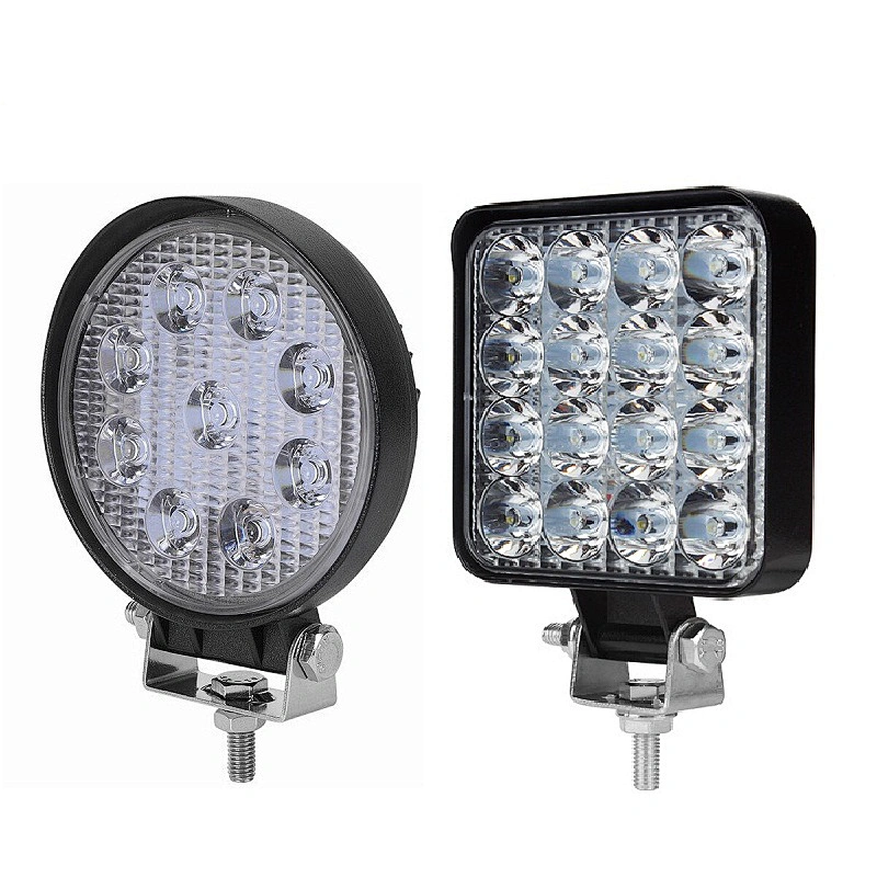 Super bright car led work light 48w 12v 24v suv off road truck boat car led work light