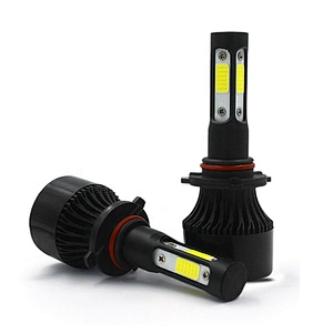High Quality X7 Led Headlight 4 sides 48W 6500K LED headlight 9005 9006 9012 H11 H7 H4 COB led car bulb
