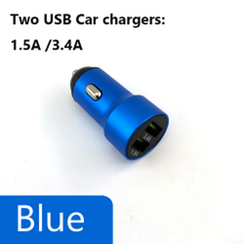 Mobile Phone Accessories Wholesale Battery Charger Car Dual USB Port EV Phone Car Charger