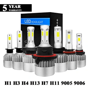Cheap auto led headlampbick 4300k 6000k 8000k car light h4 h7 h11 9005 automotive s2 led headlight bulb kits