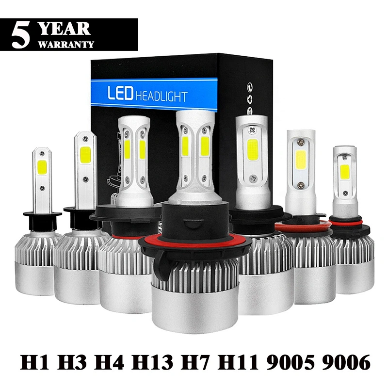 Cheap auto led headlampbick 4300k 6000k 8000k car light h4 h7 h11 9005 automotive s2 led headlight bulb kits