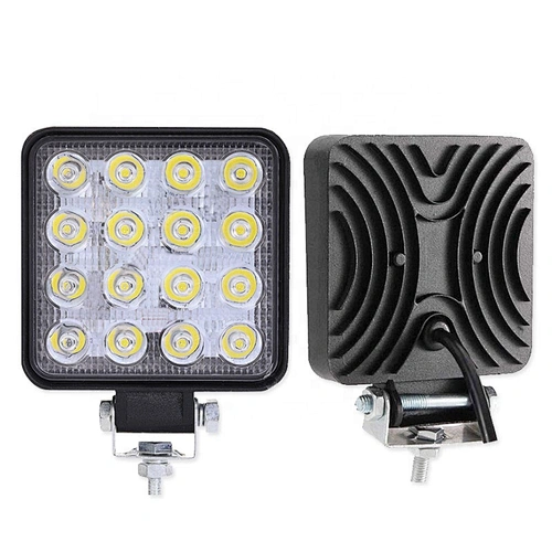 EXCAVATOR WORK LIGHT LED DRIVING LIGHT WORK LAMP 27W SQUARE 12V 24V OFFROAD LAMP 4WD ATV SUV OFFROAD TRUCK MACHINARY VEHICLE