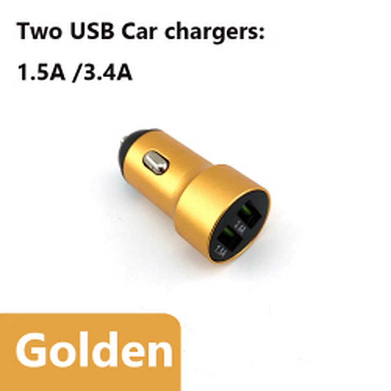 Mobile Phone Accessories Wholesale Battery Charger Car Dual USB Port EV Phone Car Charger