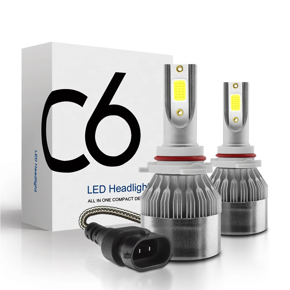 Brightest led auto headlamp bulb 4300k 6000k 8000k car light h1 h4 h7 h11 h13 9005 automotive led headlight kits