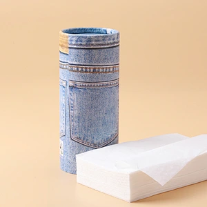 Yooson round car tissue virgin woodpaper tissue for car box tissue