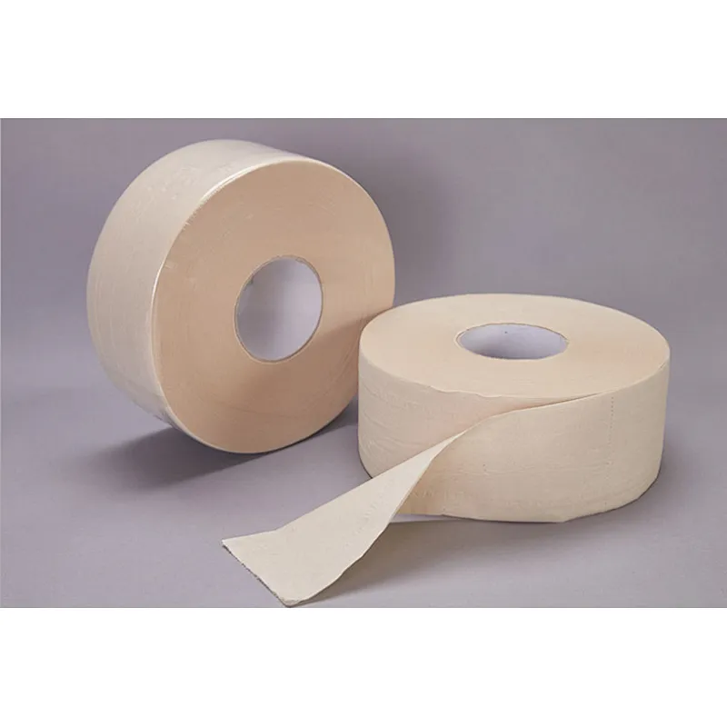 Bacteriostatic unbleached bamboo pulp 2 ply tissue paper jumbo roll branded toilet paper