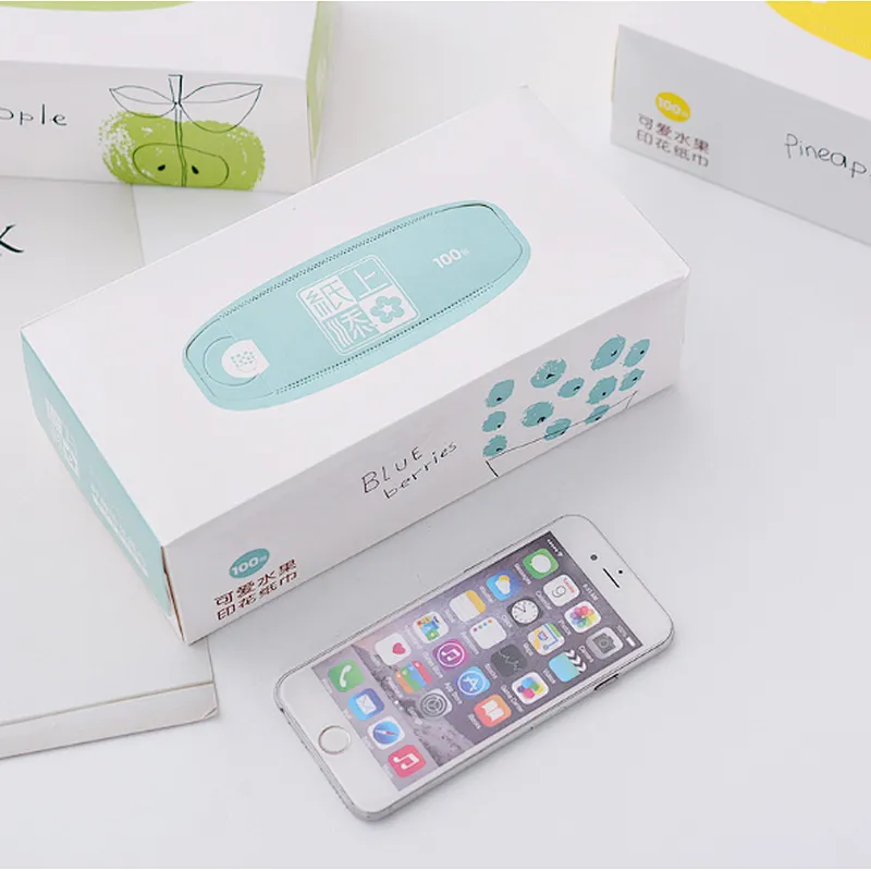 White cardboard box tissue paper wood facial tissue box facial tissue